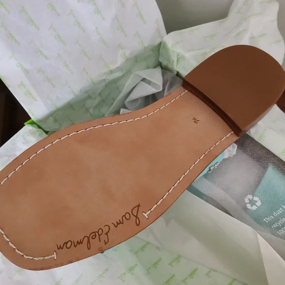 NEW IN BOX Sam Edelman Haydee sandals in Rio Blue color Size 7.5 - Picture 5 of 5